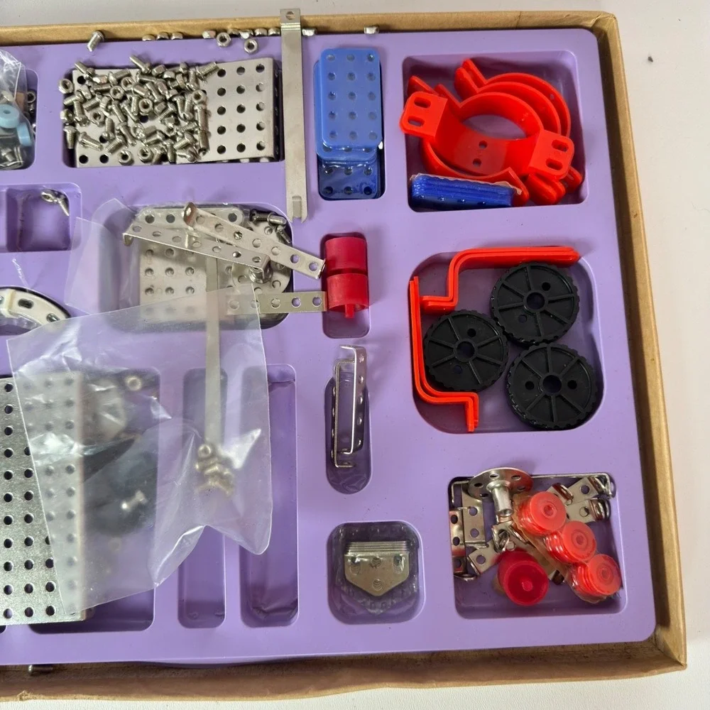 Vtg Toy Meccano Universal Kohctpyktop Erector Set USSR SPARE PARTS INCOMPLETE